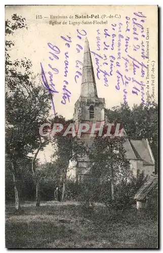 Saint Pol - Eglise de Ligny Saint Flochel - Cartes postales