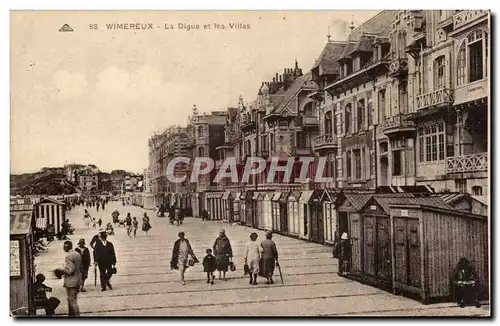 Wimereux - La Digue et les Villas Cartes postales