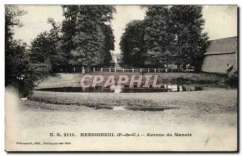 Hesdigneul - Avenue du Manoir Cartes postales