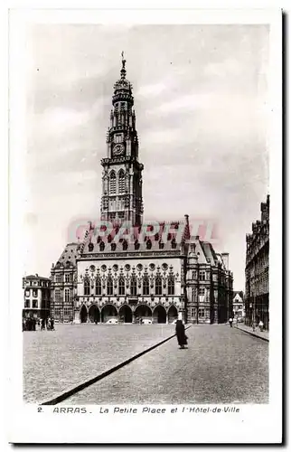 Arras - La Petite Place et l&#39Hotel de Ville Ansichtskarte AK