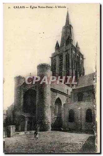 Calais - Eglise Notre Dame - L&#39Abside Cartes postales