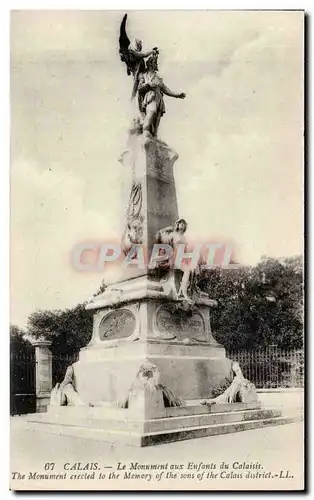 Calais - Le Monument aux Enfants de Calaisis Ansichtskarte AK