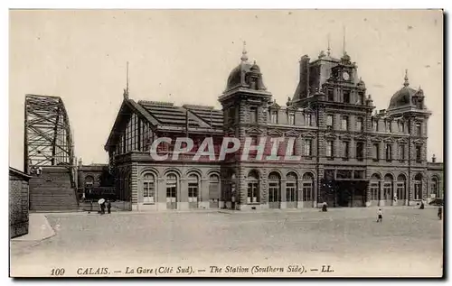 Calais - La Gare - The Station Cartes postales