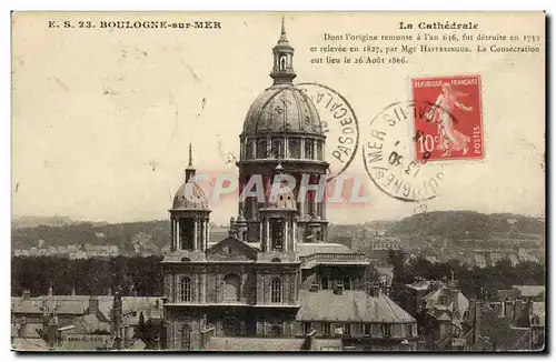 Boulogne sur Mer - La Cathedrale Cartes postales