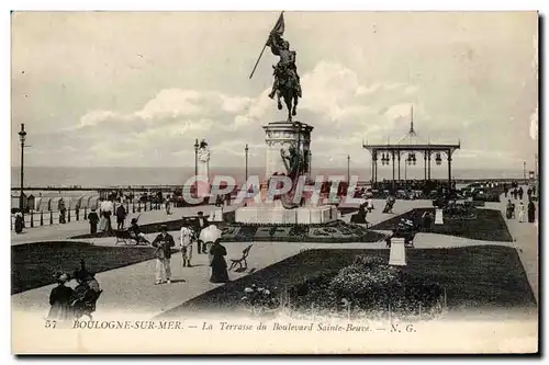 Boulogne sur Mer - La Terrasse du Boulevard Sainte Beuve Cartes postales