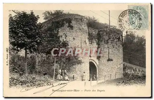 Boulogne sur Mer - Porte des Degres Ansichtskarte AK