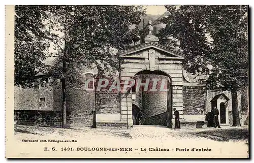 Boulogne sur Mer - Le Chateau - Porte d'Entree Cartes postales
