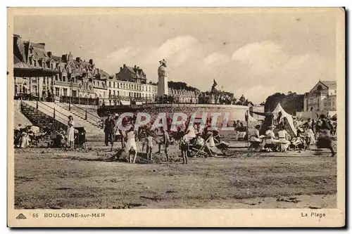 Boulogne sur Mer - La Plage Cartes postales