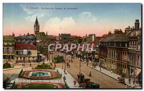 Calais Boulevards Pasteur et Jacquard - Cartes postales