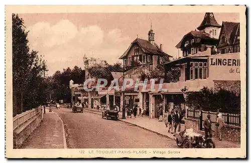 Le Touquet Paris Plage - Village Suisse Ansichtskarte AK