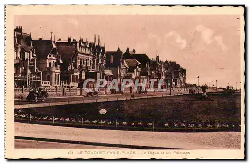 Le Touquet Paris Plage - La Digue et les Pelouses - Ansichtskarte AK