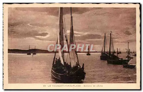 Le Touquet Paris Plage - Bateaux de Peche - Fishing Boat - Cartes postales