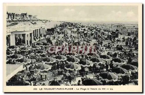 Le Touquet Paris Plage - La Plage a l&#39heure du The - Cartes postales