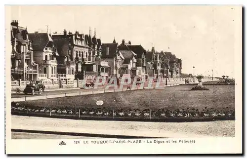 Le Touquet Paris Plage - La Digue et les Pelouses - Ansichtskarte AK