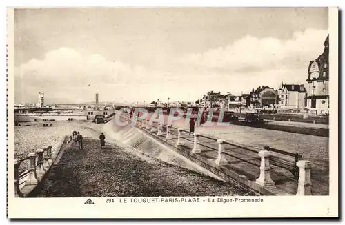 Le Touquet Paris Plage - La Digue Promenade - Ansichtskarte AK