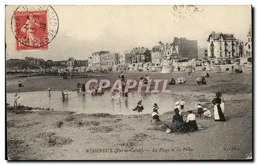 Wimereux - La Plage et les Villas - Cartes postales