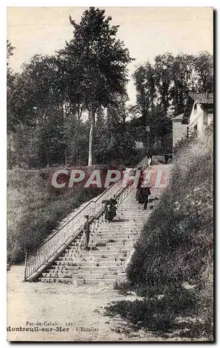 Montreuil sur Mer - L'Escalier Cartes postales