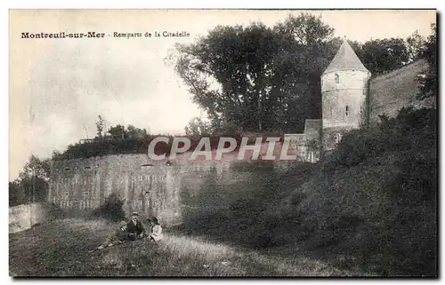 Montreuil sur Mer - Les Remparts de la Citadelle Ansichtskarte AK