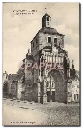 Montreuil sur Mer - Eglise Saint Saulve Cartes postales