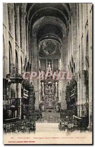 Toulouse - Basilique St Sernin - vers 1080 - Ansichtskarte AK