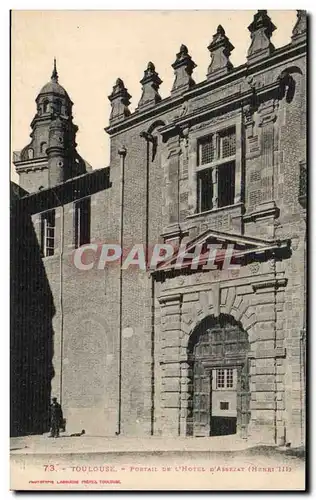 Toulouse - Portail de l&#39Hotel d&#39Assezat - Cartes postales