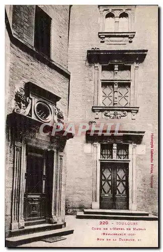 Toulouse - Cour de l&#39Hotel de Marras - Ansichtskarte AK