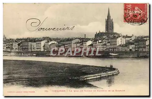 Toulouse - Le Quai de Tounis et Clocher Cartes postales