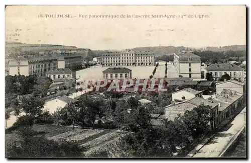 Toulouse - Vue Panoramique de la Caserne de Saint Agne Ansichtskarte AK