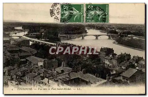 Toulouse - Vue vers le Pont Saint Michel Ansichtskarte AK