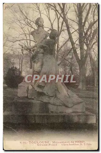 Toulouse - Monument de Foures - Grand Rond - Ansichtskarte AK