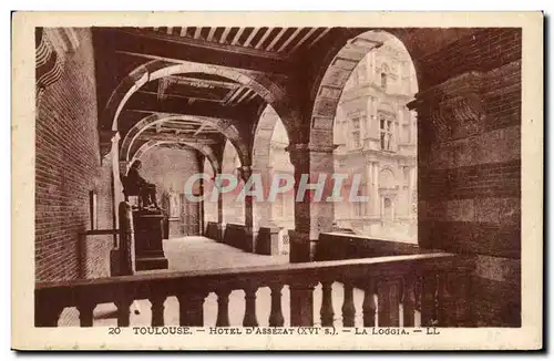 Toulouse - Hotel d&#39Assezat - La Loggia - Ansichtskarte AK