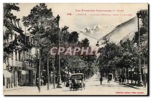 Luchon - Allee d&#39Etigny - Prise a L&#39Entree - Cartes postales