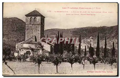 Saint Bertrand de Comminges - L&#39Eglise Saint Just - dans le Fond Saint Bertrand Cartes postales