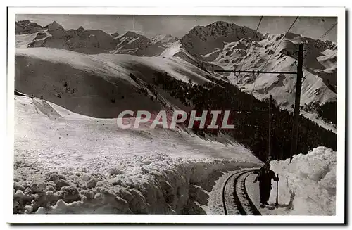 Luchon - Les Sports d&#39Hiver - ski - skiing - 1800 m Superbagneres - Ansichtskarte AK