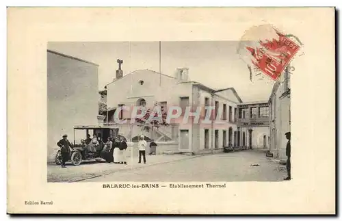 Balaruc les Bains - Etablissement Thermal - automobile