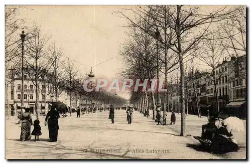 Toulouse - Allee Lafayette - Ansichtskarte AK