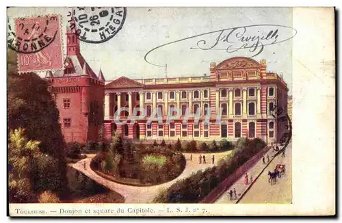 Toulouse - Donjon et Square du Capitole - Cartes postales