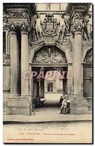 Toulouse - Porte de l&#39Hotel de pierre - Cartes postales