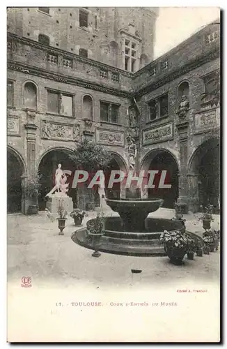 Toulouse - Cour - L&#39Entree du Musee - Ansichtskarte AK