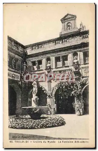 Toulouse - Cloitre du Musee - La Fontaine - Cartes postales