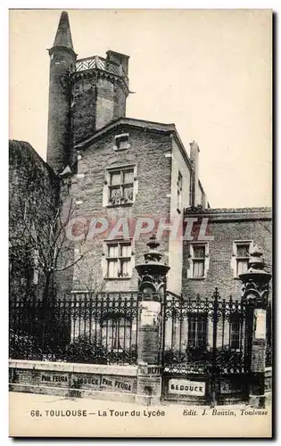 Toulouse - La Tour du Lycee - Cartes postales