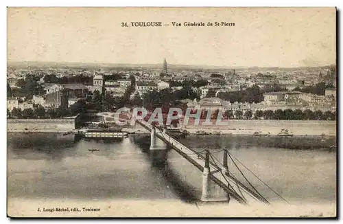 Toulouse - Vue Generale de Saint Pierre - Ansichtskarte AK