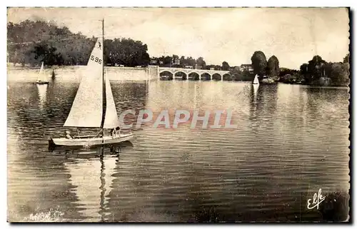 Toulouse - Promenade en Yacht sur la Garonne devant le Pont de Tounis - Cartes postales