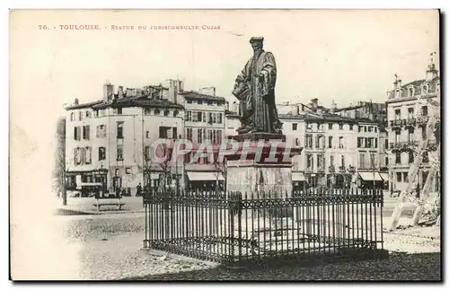 Toulouse - Statue de Jurisconsulte Cujas Cartes postales