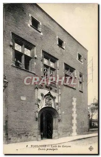 Toulouse - Lycee des Garcons - Entree Principale Cartes postales