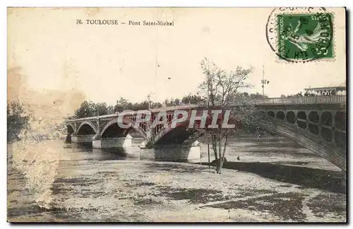 Toulouse - Pont Saint Michel Ansichtskarte AK