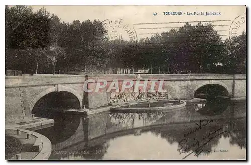 Toulouse - Les Ponts Jumeaux - bridge - Ansichtskarte AK