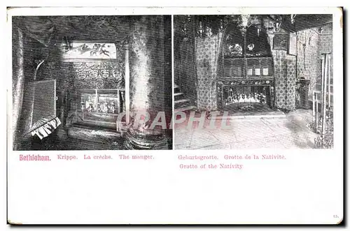 Israel - Bethlehem - La Creche - Krippe - The Manger - Cartes postales