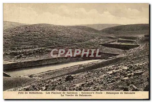 Palestine - Bethleem - Bethlehem - Les Piscines de Salomon - Pools Cartes postales