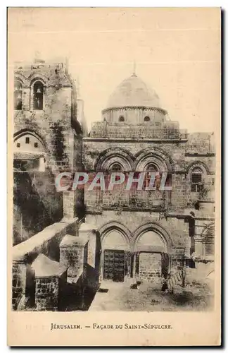 Israel - Jerusalem - Facade de Saint Sepulcre - Cartes postales